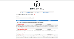 Desktop Screenshot of careers.mybridgepoint.com
